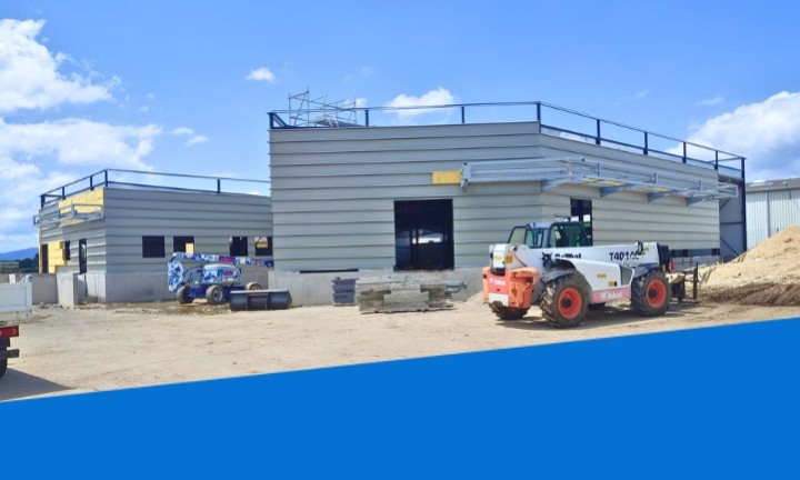 Rénovation industrielle pour Solomh à Arbent (01)