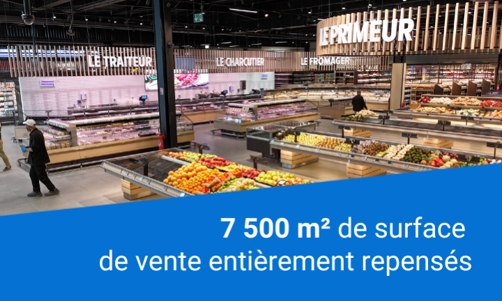 Intermarché de Chasse/Rhône : Des travaux rondement menés (tout en restant ouvert)