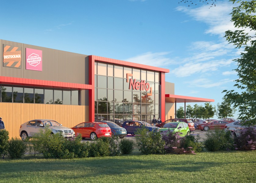 Création d’un magasin alimentaire discount, d’une station-service et de lavage Villers Le lac (25)
